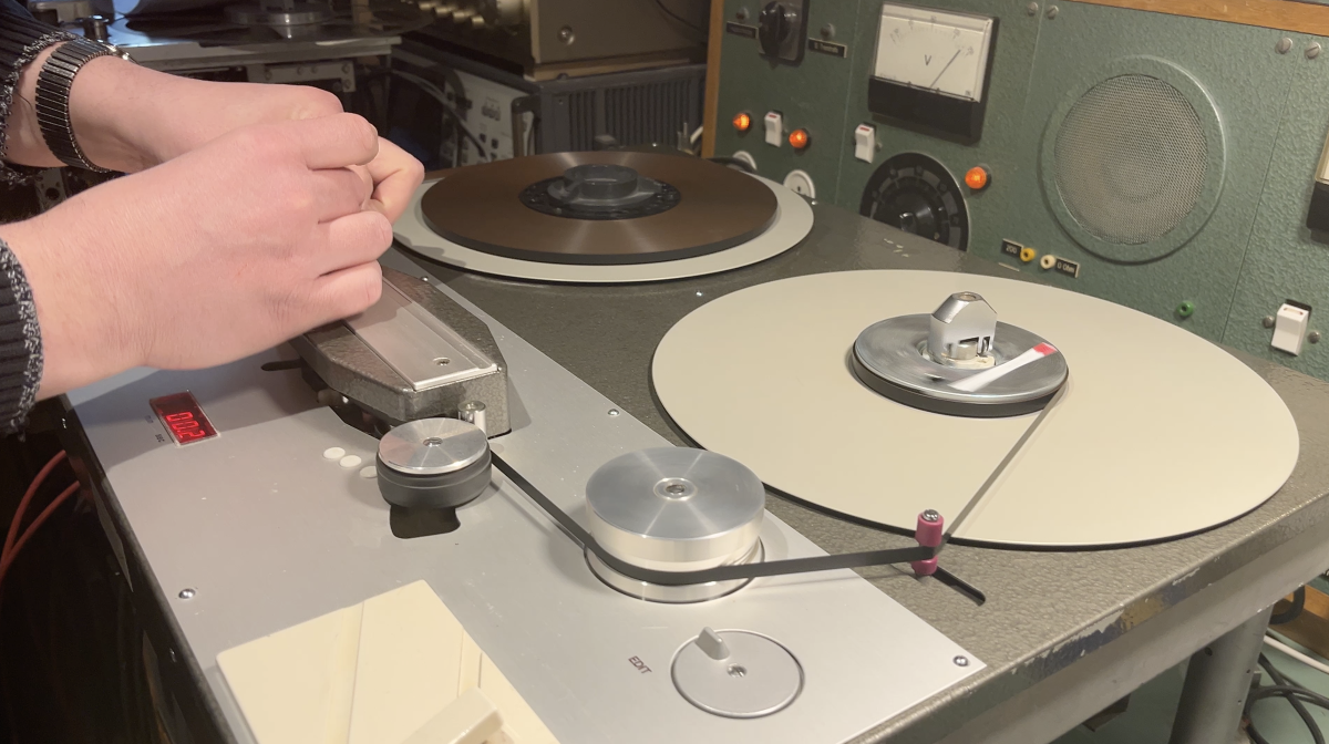 Recordermaschine Telefunken M15a wird neu eingemessen